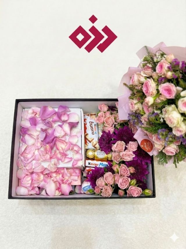 بوكيه بيبي روز مع بوكس