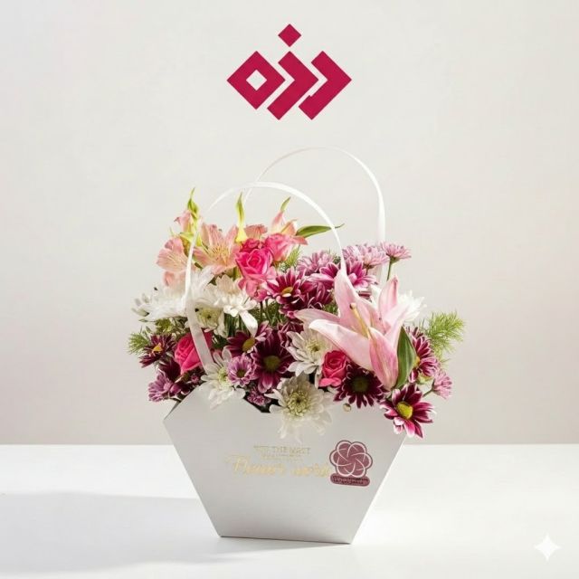 حقيبة ورد طبيعي